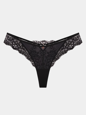 Gianna Bellucci String 'Francesca'‌‌‌‌ in Schwarz: Vorderseite