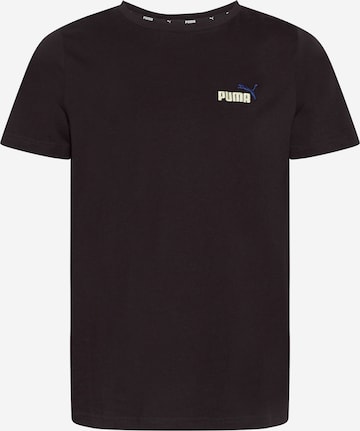 PUMA Sportshirt 'Ess+' in Schwarz: predná strana