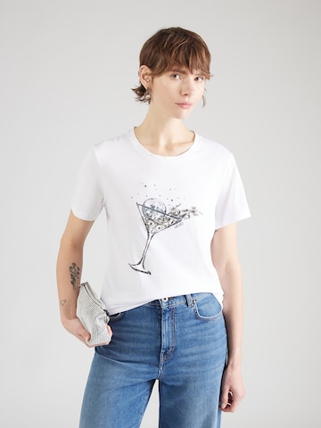 T-shirt Liu Jo en blanc : devant