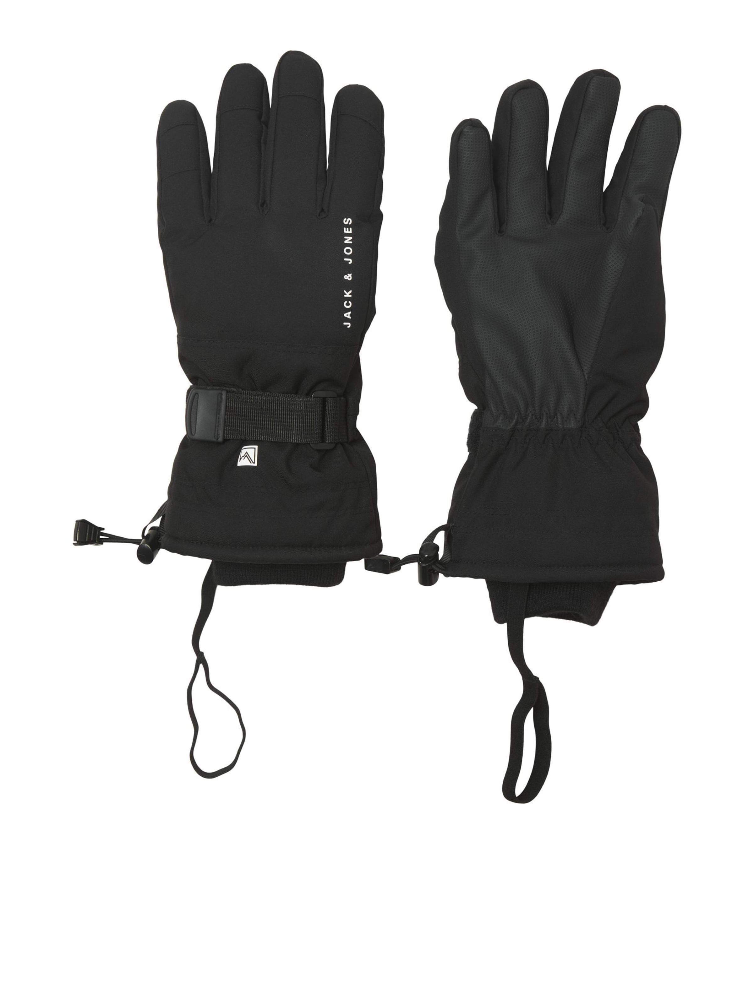 JACK & JONES Sports gloves in Black: front