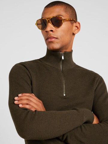 JACK & JONES Пуловер 'JPRBLUCHRISTER' в зелено