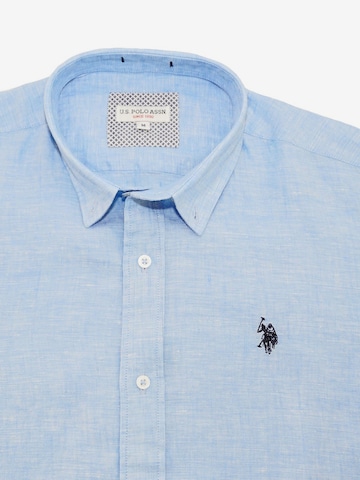 U.S. POLO ASSN. Regular fit Button Up Shirt in Blue