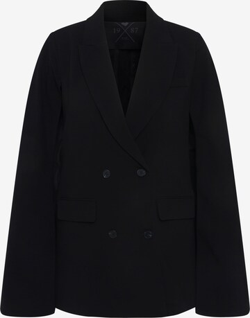 Blazer Ulla Popken en noir : devant