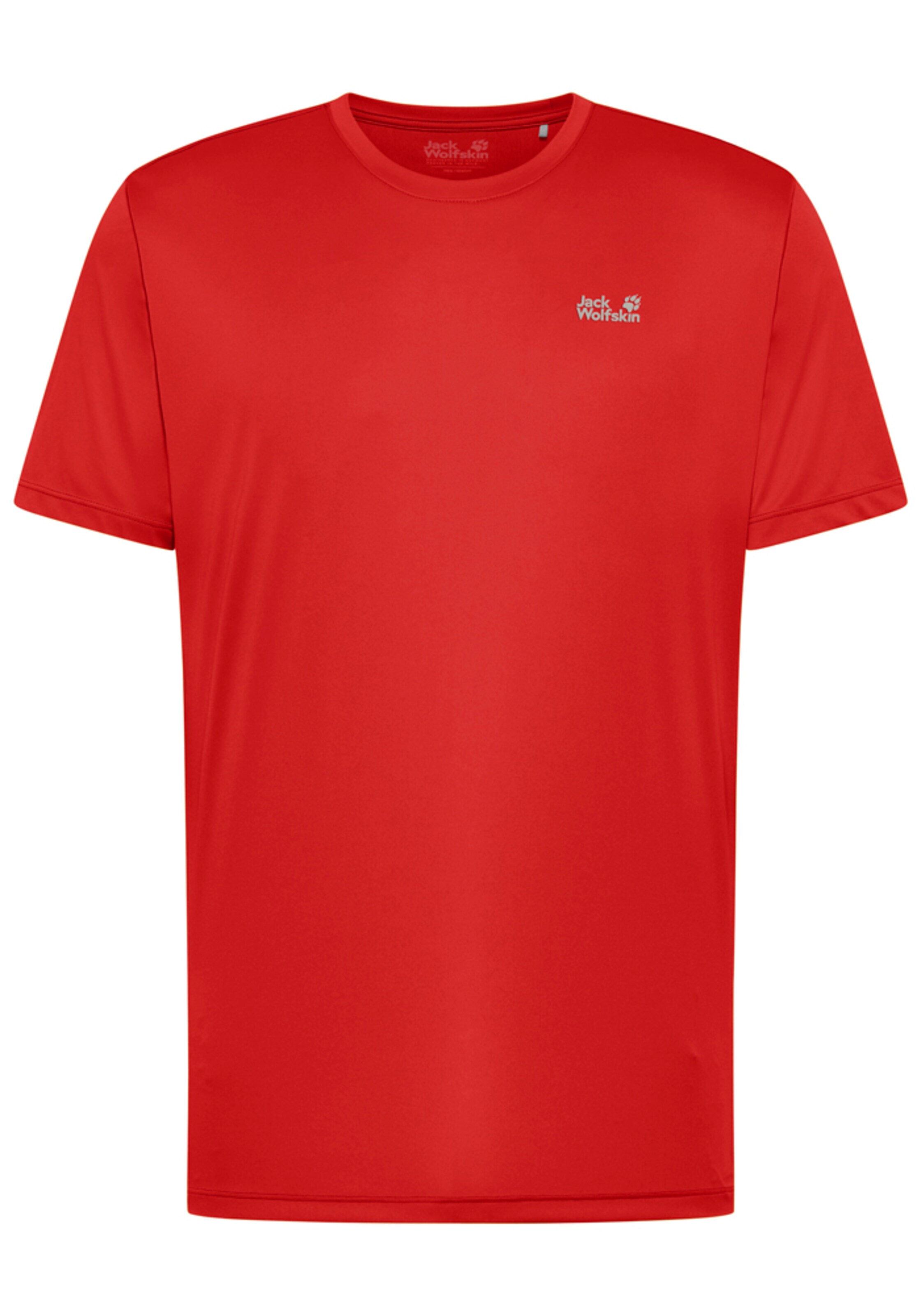 JACK WOLFSKIN Performance Shirt in Red: front