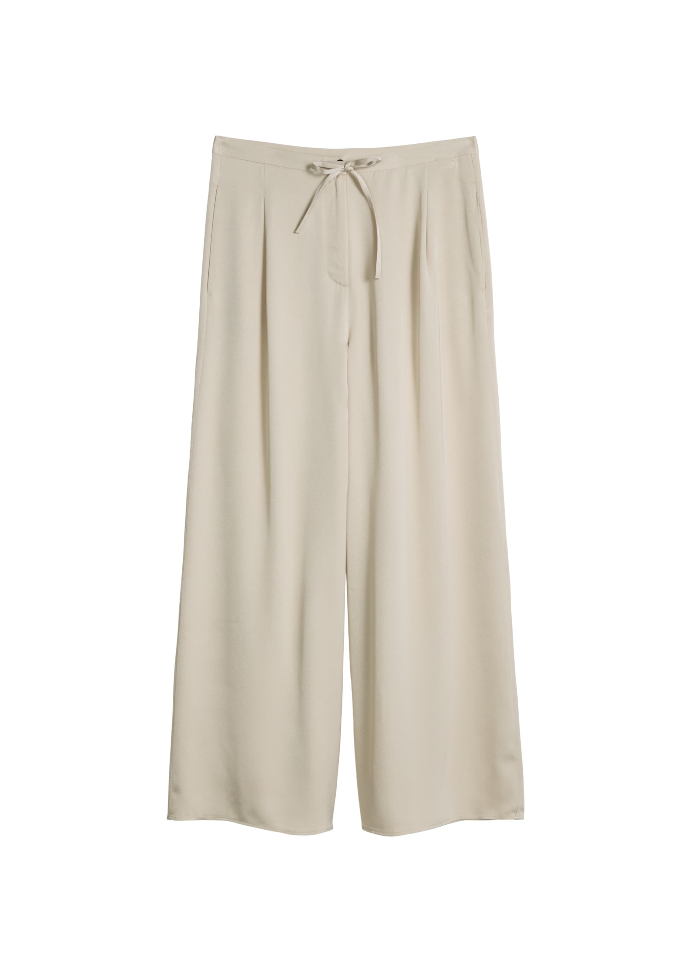 Marc O'Polo Loosefit Broek in Beige: voorkant