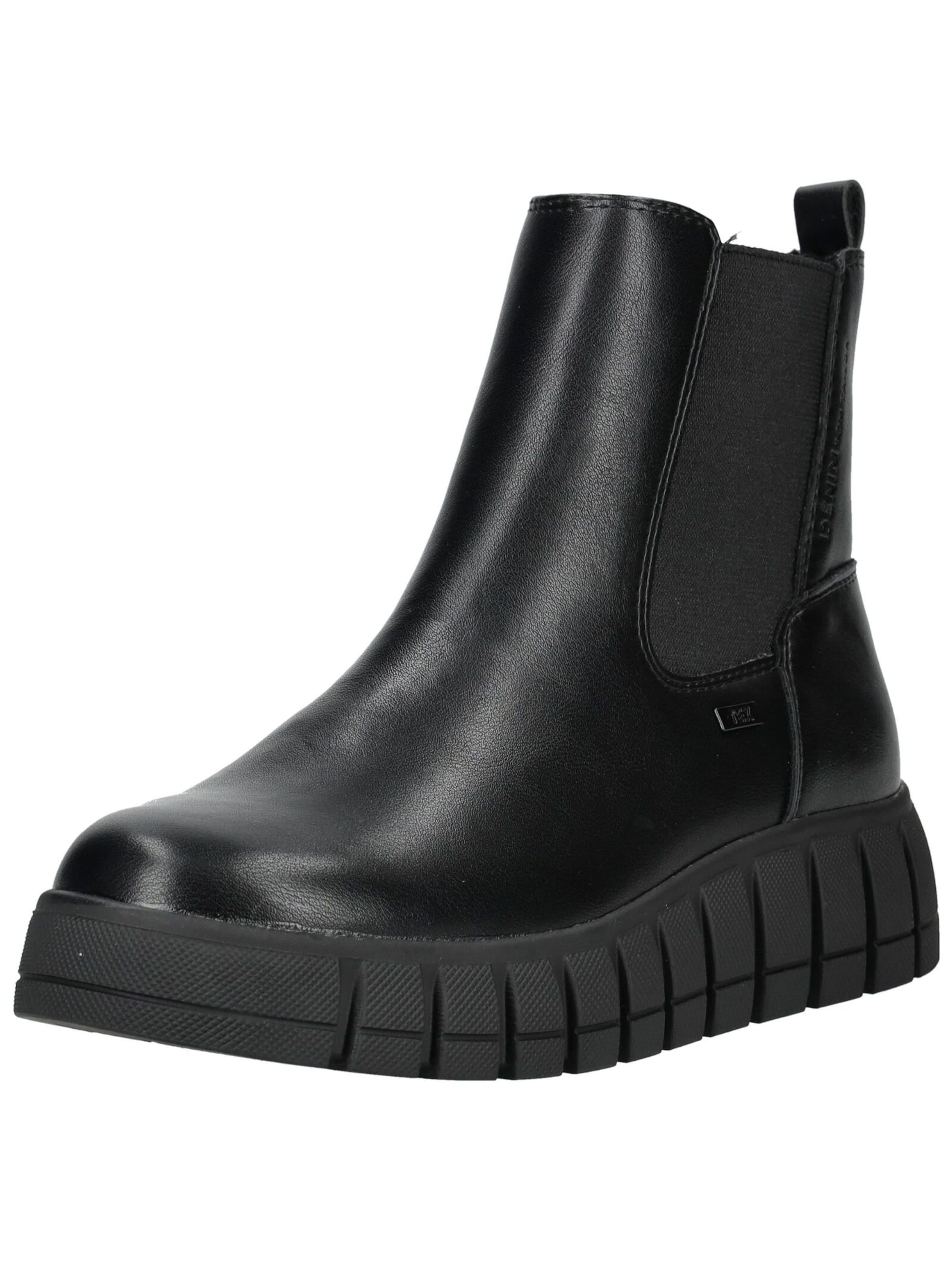 Ankle boots di TOM TAILOR in nero: frontale