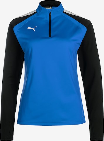 PUMA Sportief sweatshirt 'TeamLIGA' in Blauw: voorkant