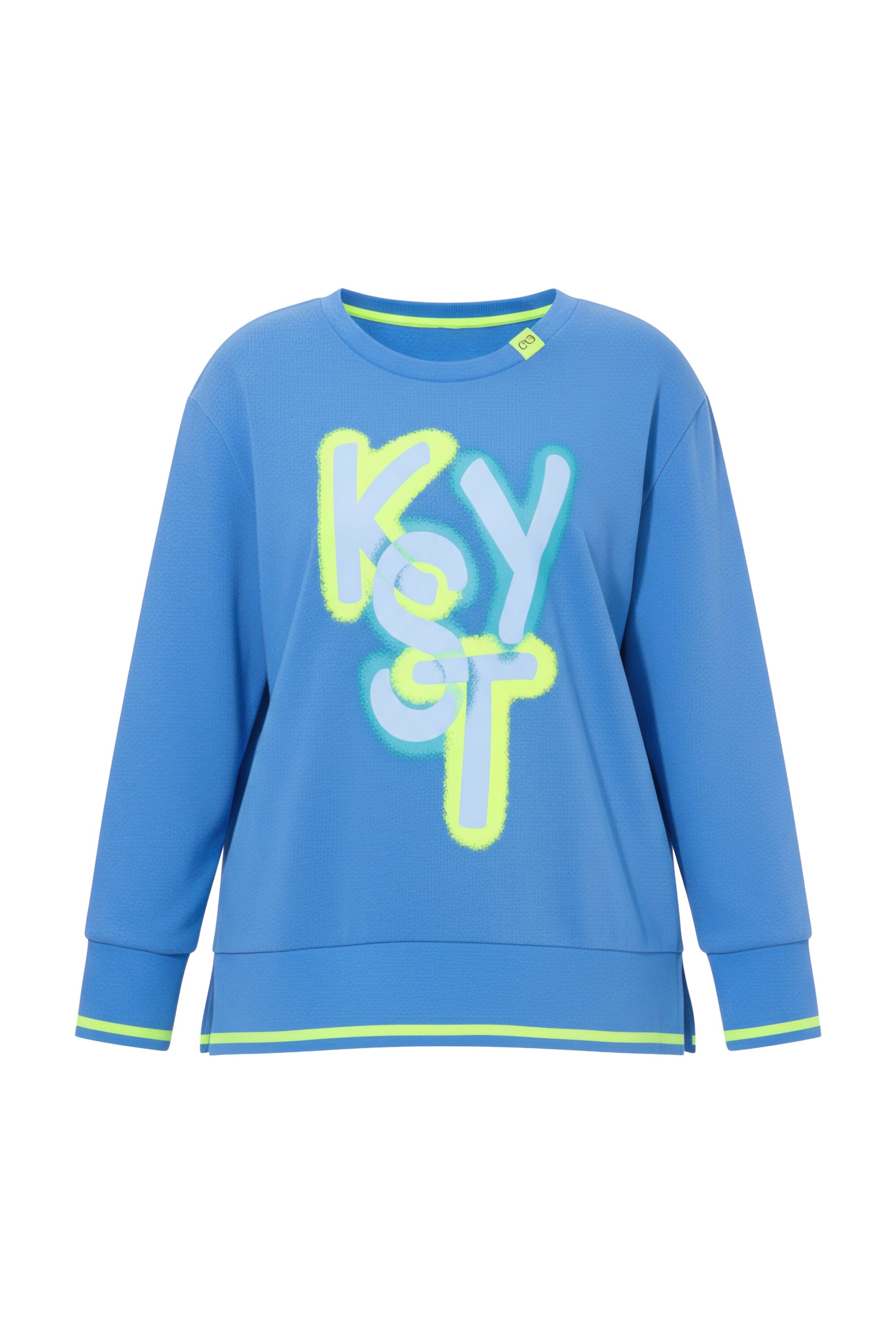 LAURASØN Sweatshirt in Blue: front