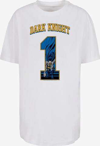 F4NT4STIC T-Shirt 'DC Comics Batman Football Dark Knight' in Weiß: predná strana