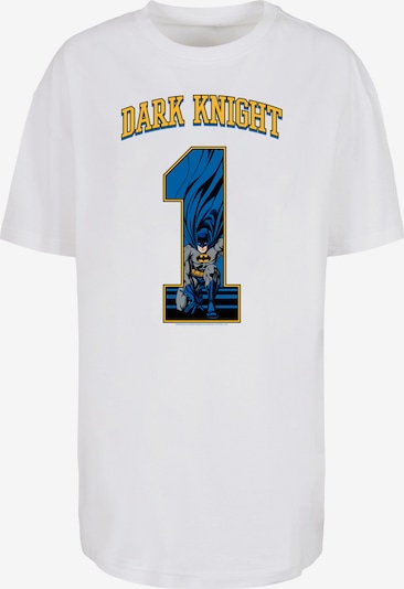 F4NT4STIC T-Shirt 'DC Comics Batman Football Dark Knight' in enzian / gelb / schwarz / weiß, Produktansicht