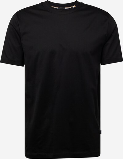BOSS Majica 'Tiburt 424' | temno bež / črna / bela barva, Prikaz izdelka