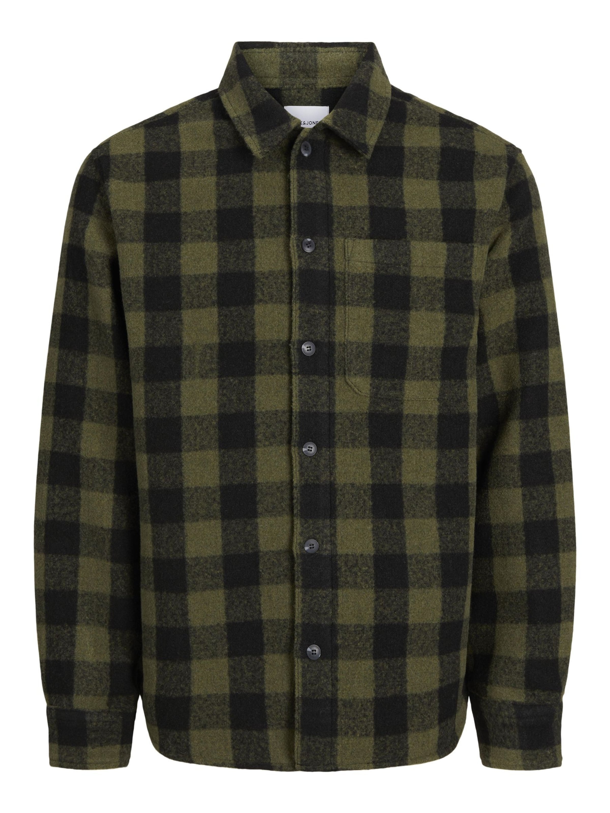 JACK & JONES Comfort Fit Skjorte i grøn: forside