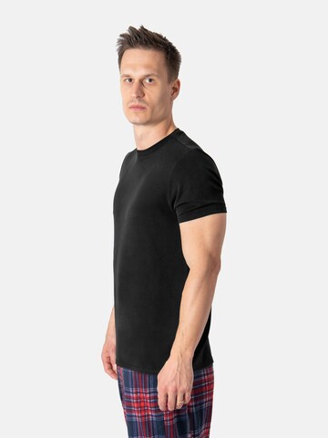 PANTONECLO Shirt 'Pantoneclo Men’s Round Neck T-Shirt' in Black