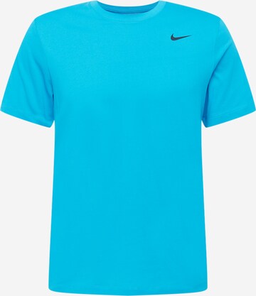 NIKE Функциональная футболка в Синий: спереди
