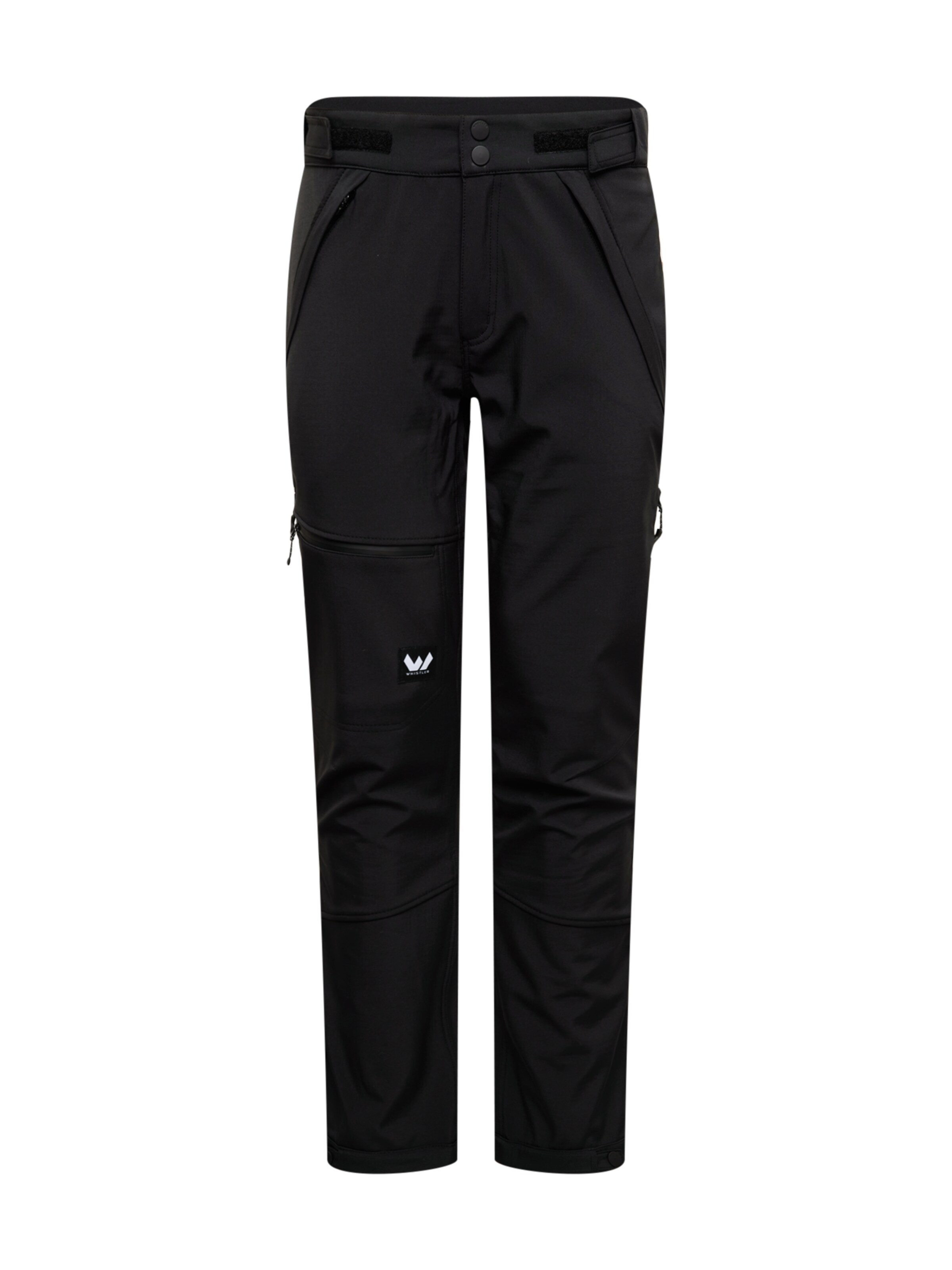 Whistler Regular Outdoor trousers 'Finnegan' in Black: front