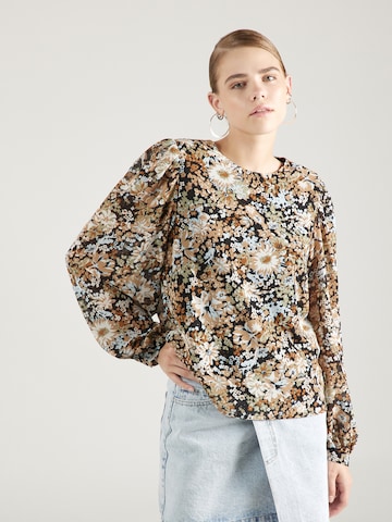 OBJECT - Blusa 'MILA' en beige: frente