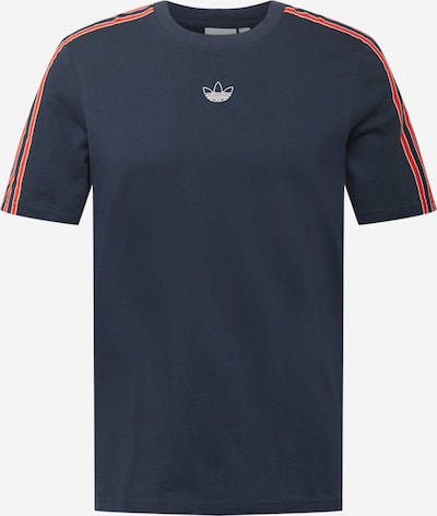 ADIDAS ORIGINALS Shirt in dunkelblau / feuerrot / weiß, Produktansicht