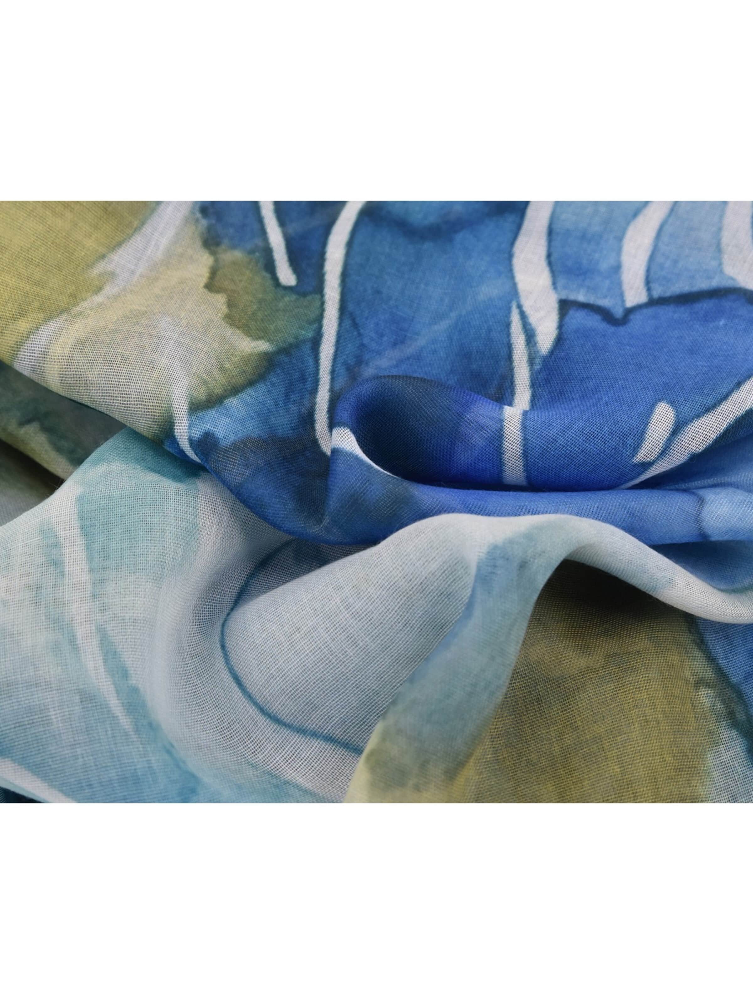 styleBREAKER Schlauchschal 'Aquarell Loop Floral'‌‌‌‌‌‌ in Blau