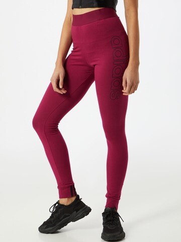 ADIDAS PERFORMANCE Skinny Sportbroek 'Big Bos' in Lila