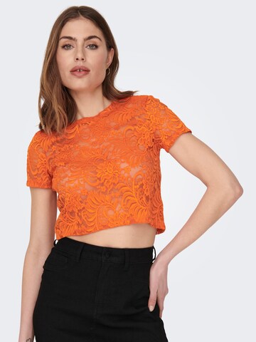 T-shirt 'ALBA' ONLY en orange