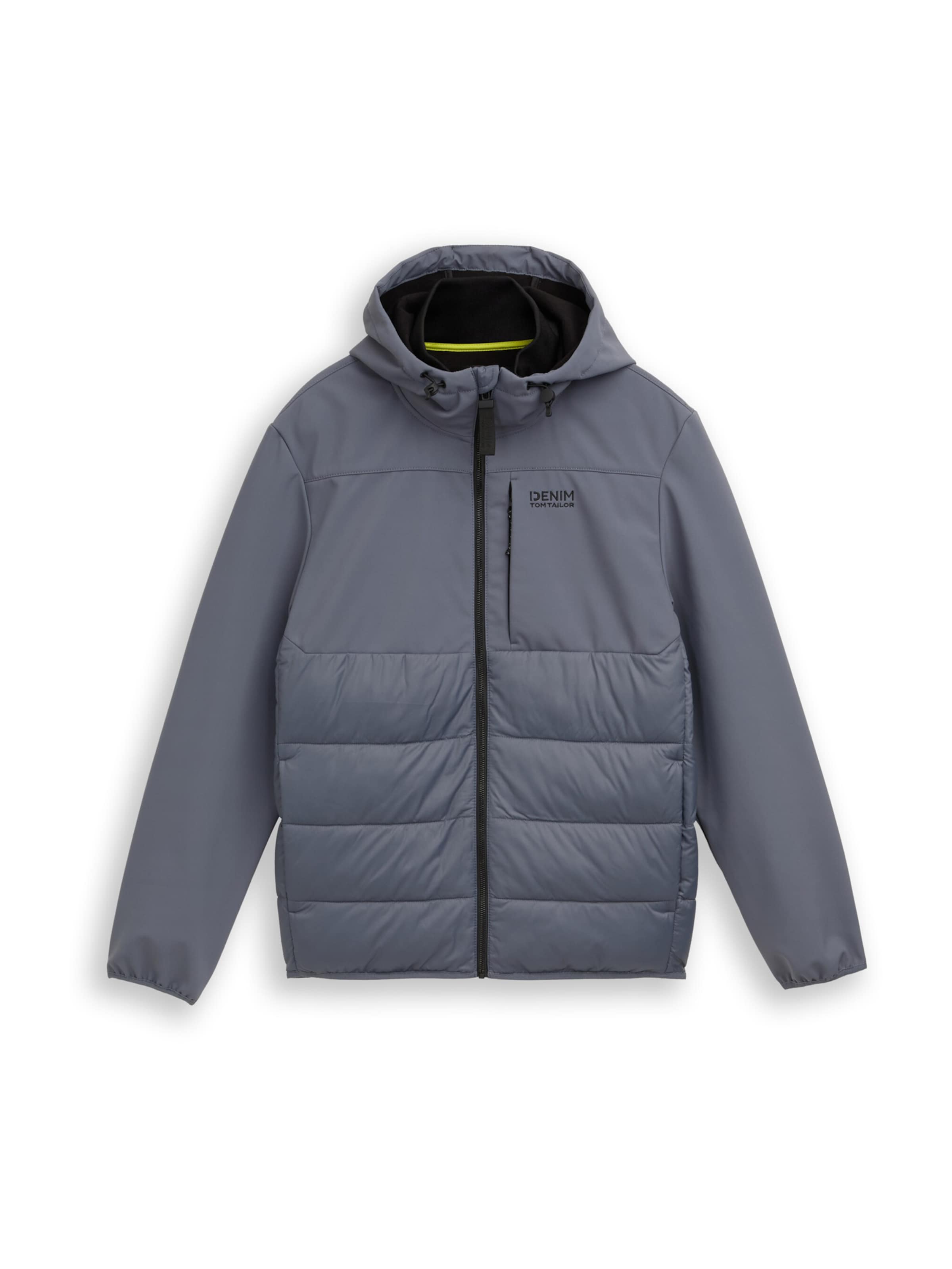 TOM TAILOR DENIM - Chaqueta de entretiempo en gris: frente