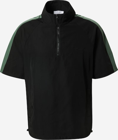 Sinned x ABOUT YOU Shirt 'Theo' in de kleur Olijfgroen / Zwart, Productweergave