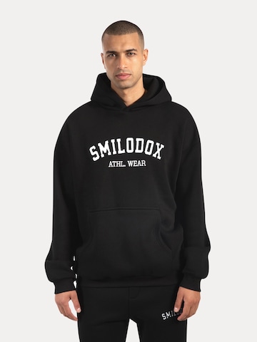 Smilodox Sweatshirt ' Kayson ' in Black: front