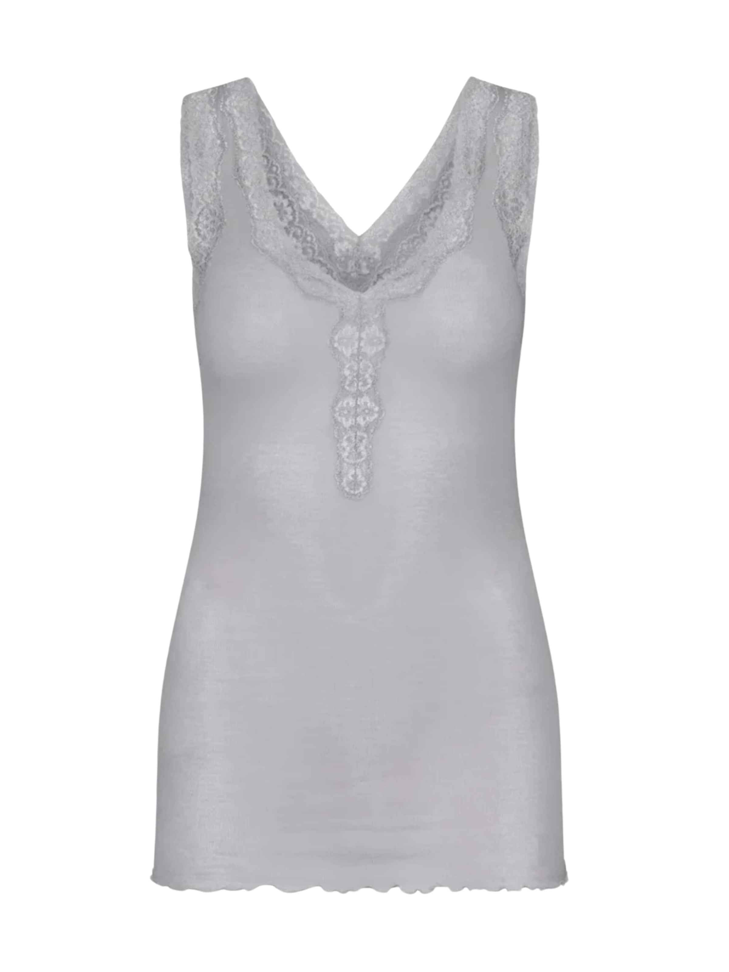 Seamless Basic Top in Grey: front