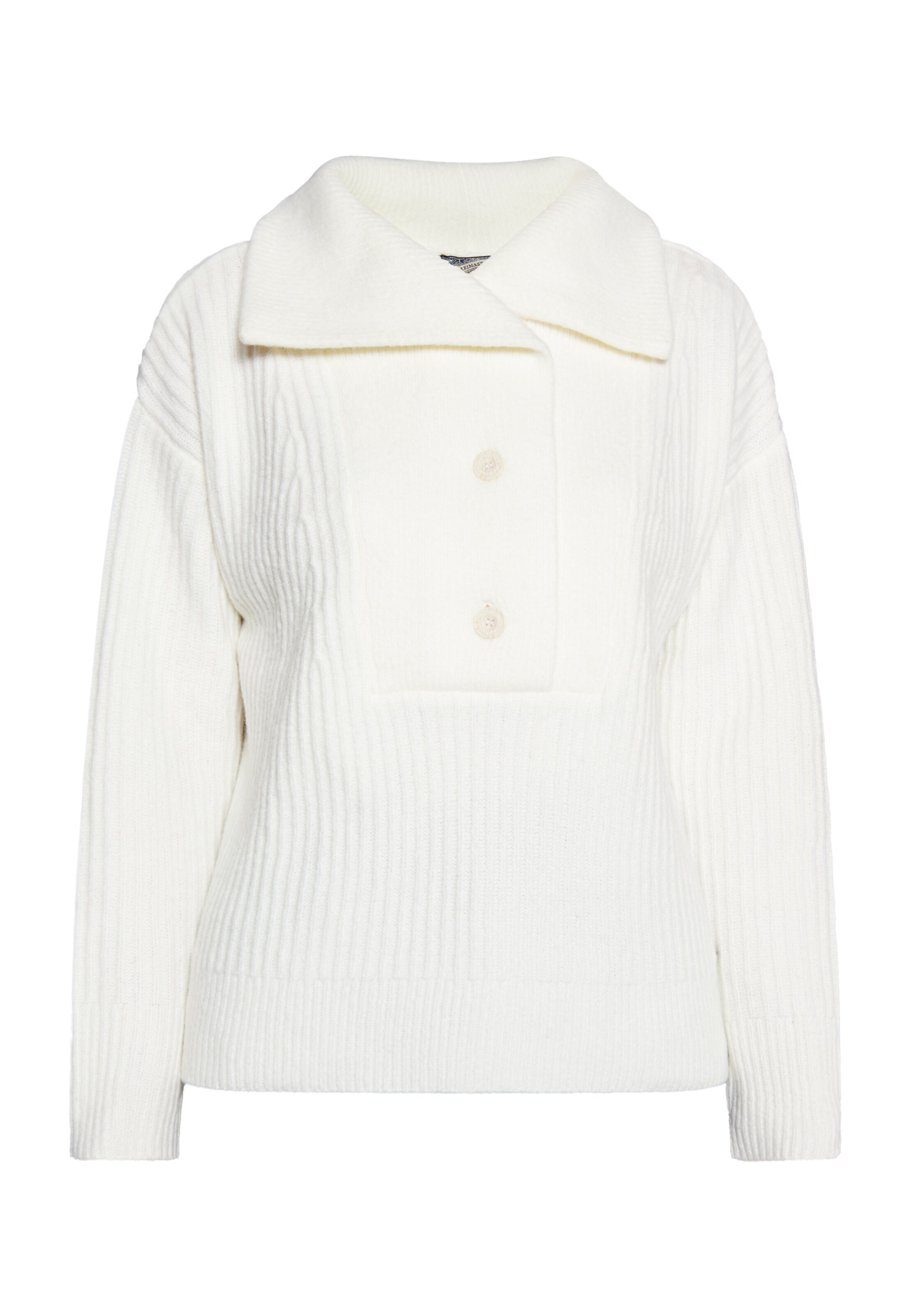 Pull-over 'Incus' DreiMaster Vintage en blanc : devant