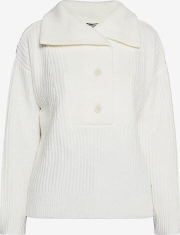 DreiMaster Vintage Sweater 'Incus' in White: front