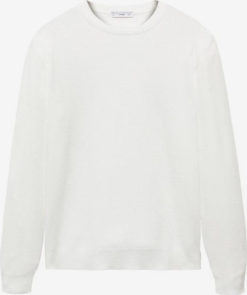 MANGO MAN Sweater 'Antigua' in White: front