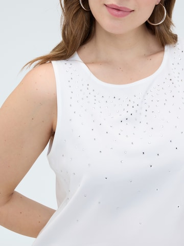 Haut Fiorella Rubino en blanc