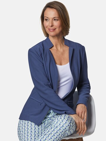 Goldner Blazer in Blau