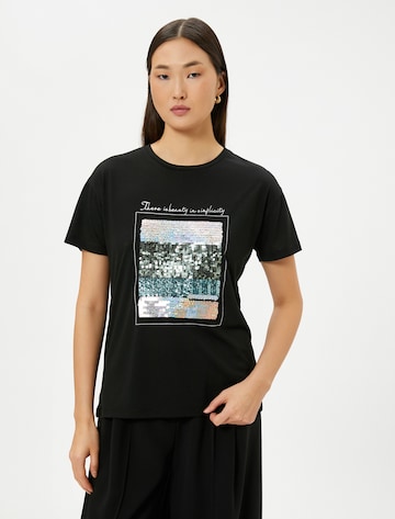 Koton Shirt in Zwart: voorkant
