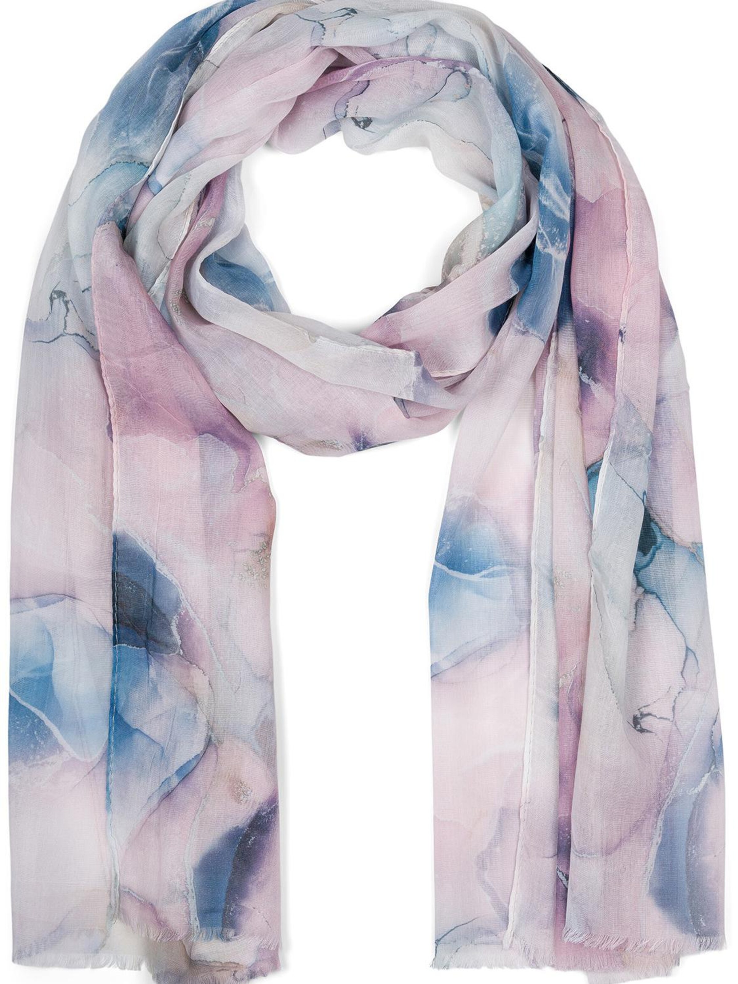 styleBREAKER Schal in Pink: Vorderseite