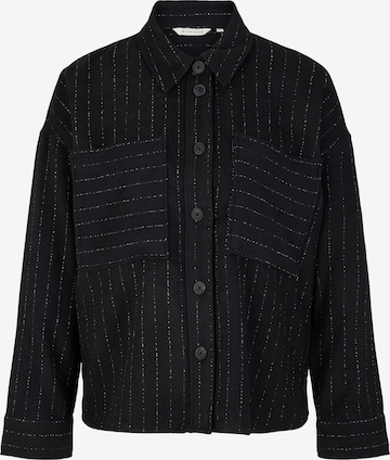 TOM TAILOR Átmeneti dzseki - fekete: elől