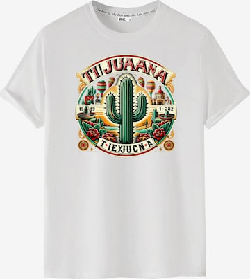 RMK Shirt 'Mexico Tijuana' in White: front
