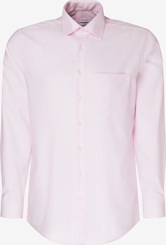 Coupe regular Chemise SEIDENSTICKER en rose : devant