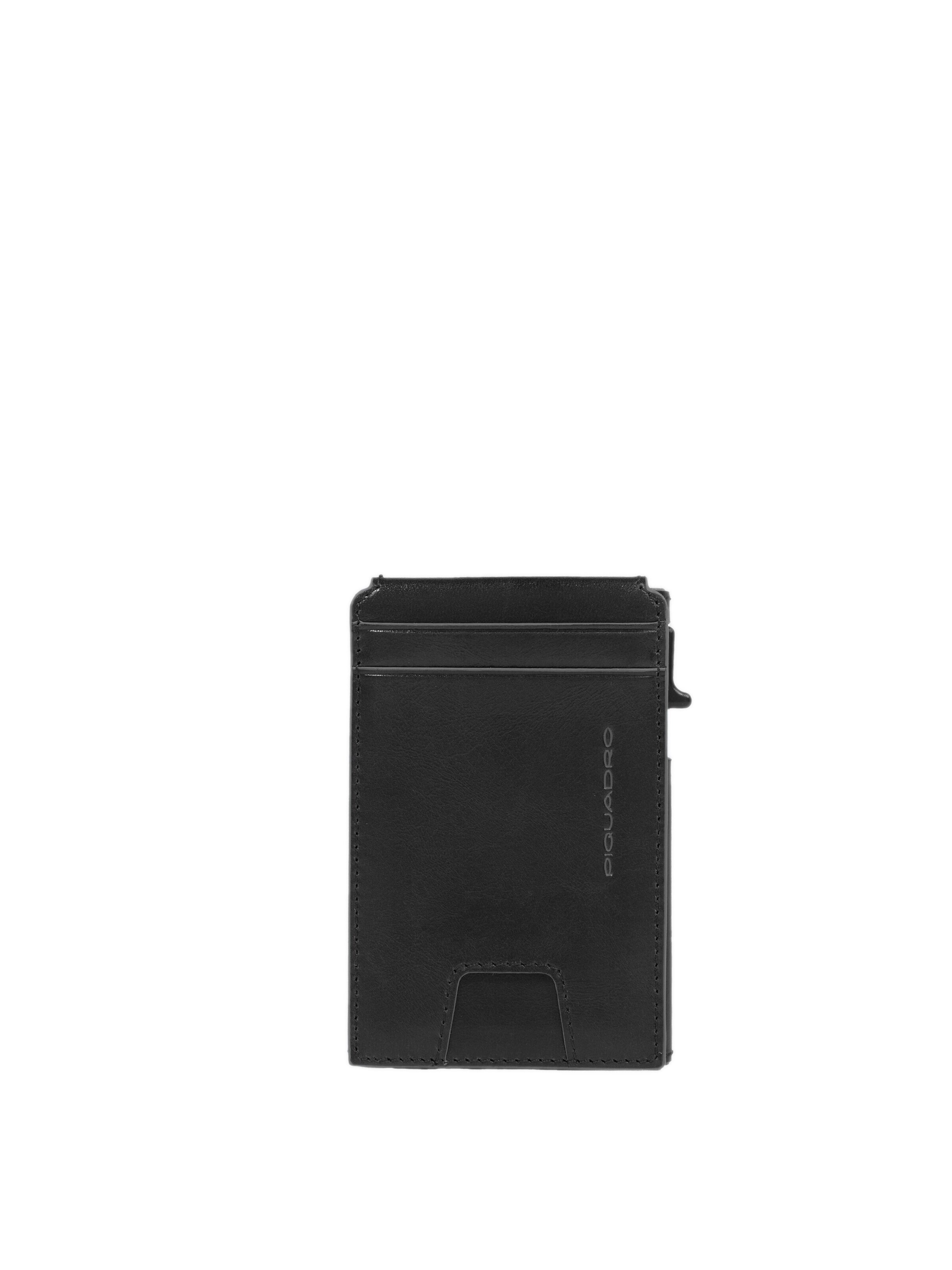 Piquadro Portemonnaie‌‌‌‌‌‌‌‌‌ in Schwarz: Vorderseite
