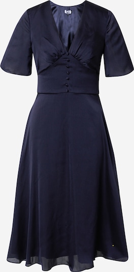 Chi Chi London Jurk 'October' in de kleur Navy, Productweergave