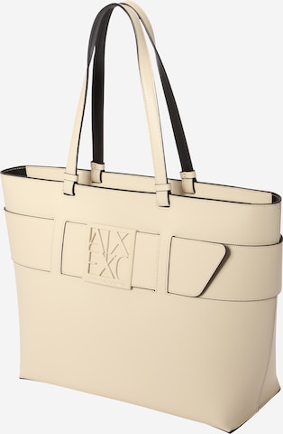 ARMANI EXCHANGE Ostoskassi värissä beige