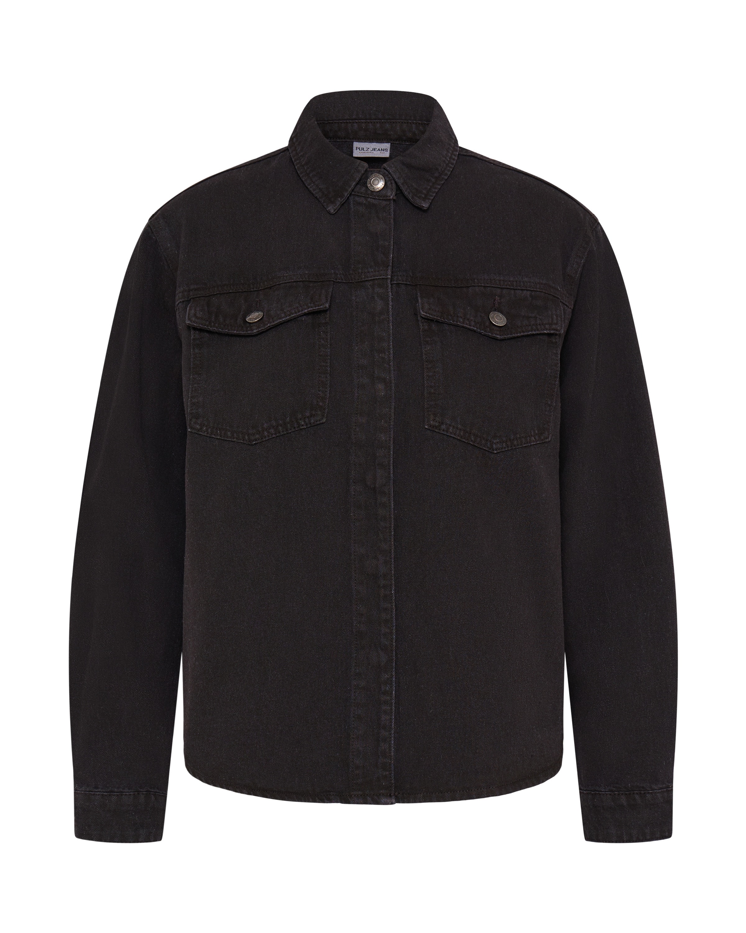 Pulz Shirt in Bruin: voorkant
