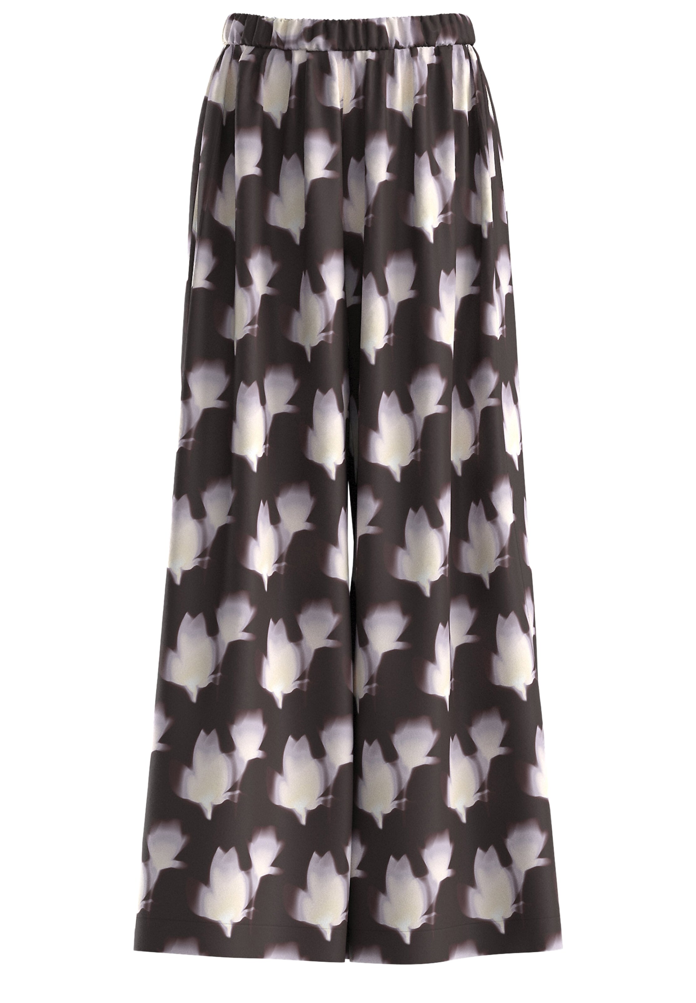 BOSS Wide leg Pants 'Talini' in Black: front