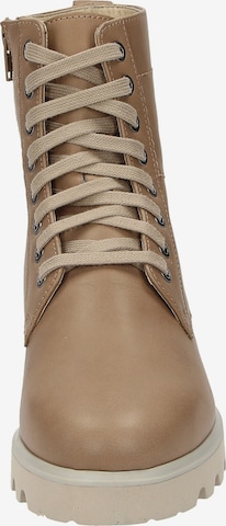 SIOUX Lace-Up Boots 'Meredira-713' in Beige
