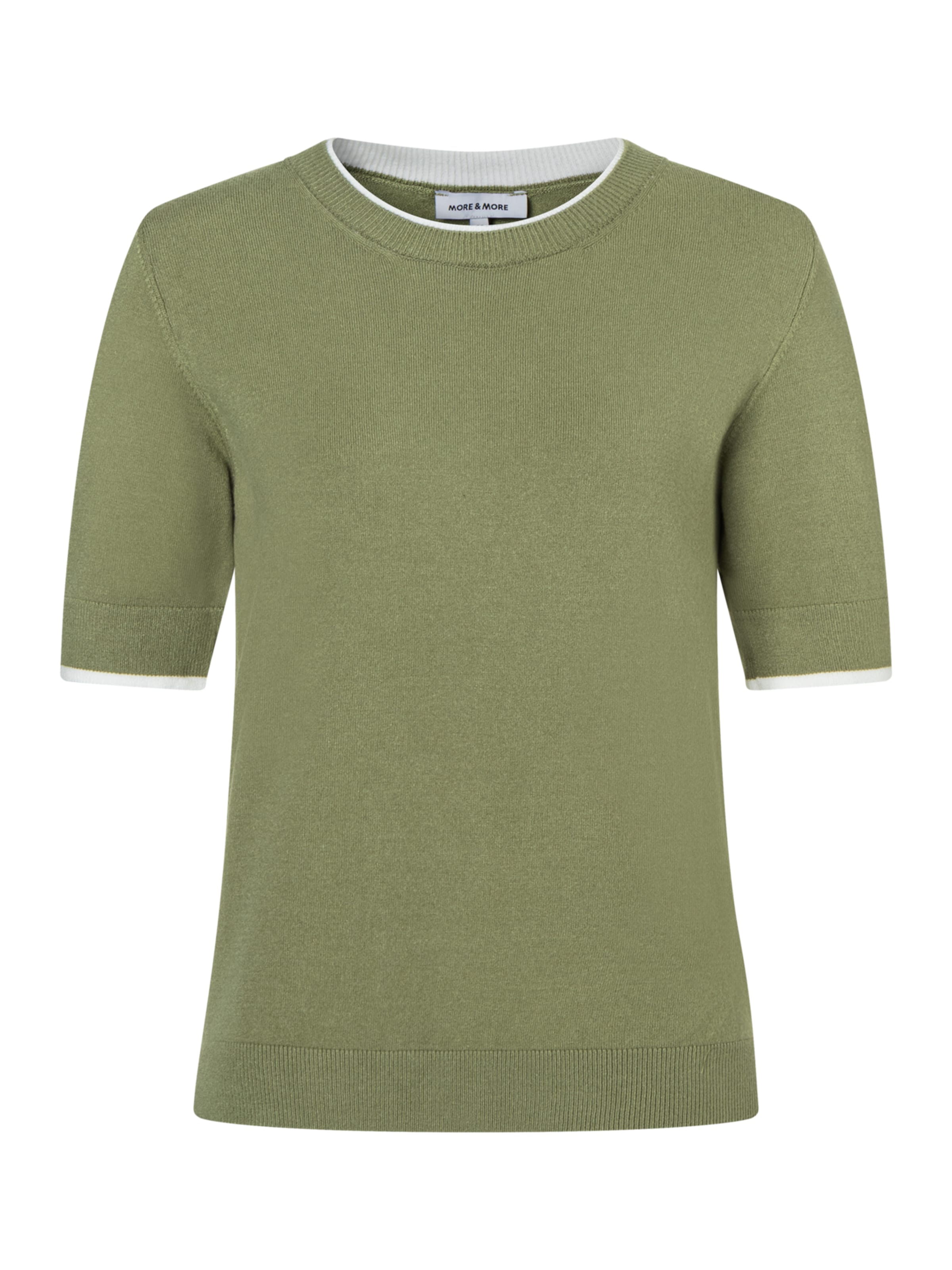 MORE & MORE Pullover in Grün: Vorderseite