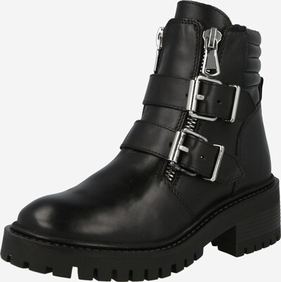 Botine PS Poelman pe negru, Vizualizare produs