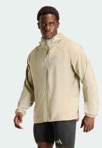 Vestes d’entraînement 'Adi365 Running Essentials' ADIDAS PERFORMANCE en marron : devant