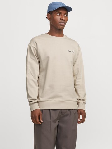 JACK & JONES Свитшот 'JJEBradley' в Бежевый: спереди