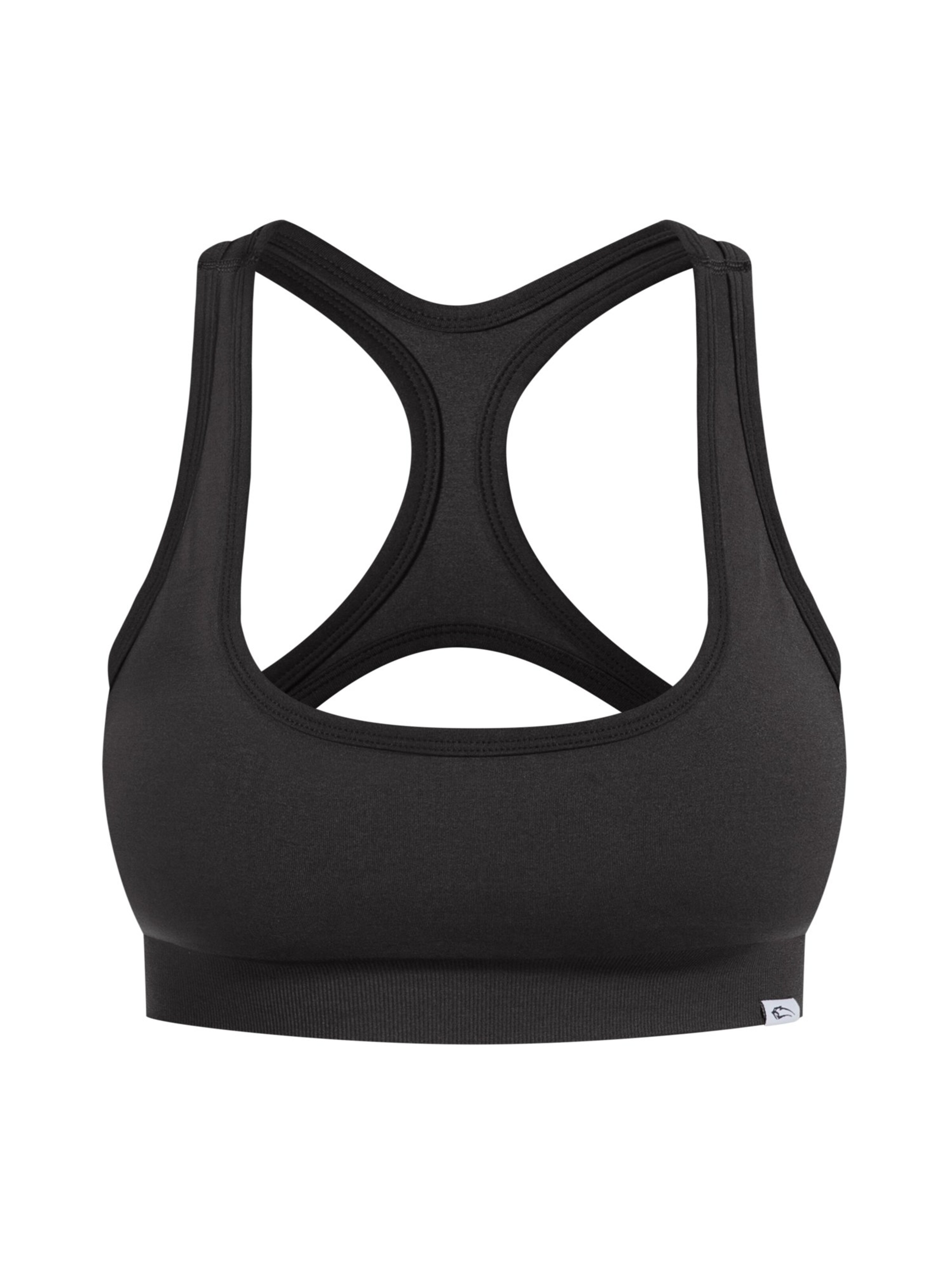 Haut de sport ' Louisa ' Smilodox en noir : devant