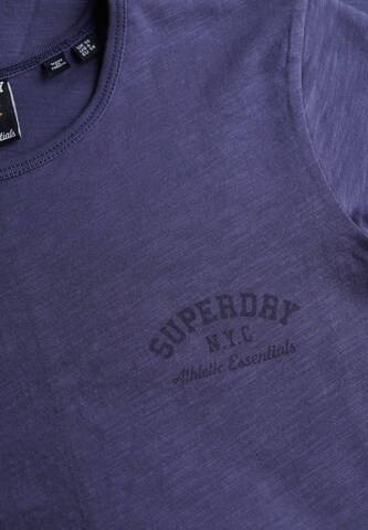 Superdry Shirt 'Athletic Essential' in Blauw
